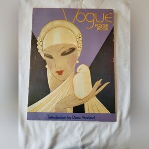 Vintage Soft Cover Vogue Poster Book, Introduction by Diana Vreeland